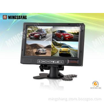 7\" Rear view recorder quad monitor